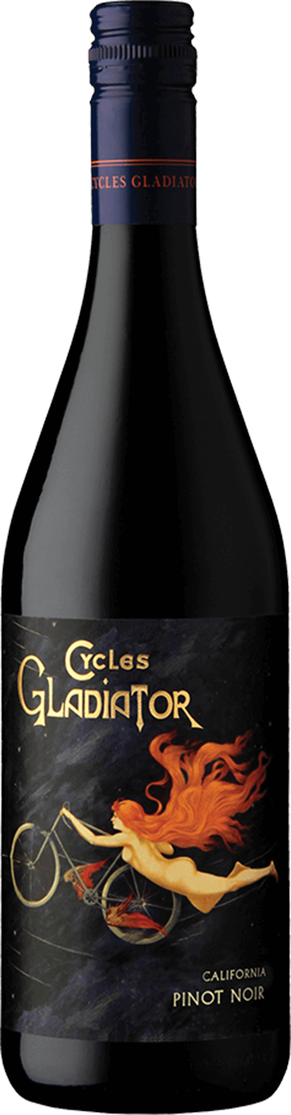 Pinot Noir Cycles Gladiator bottle